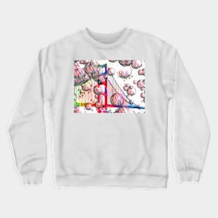 Golden Gate Bubbles Crewneck Sweatshirt